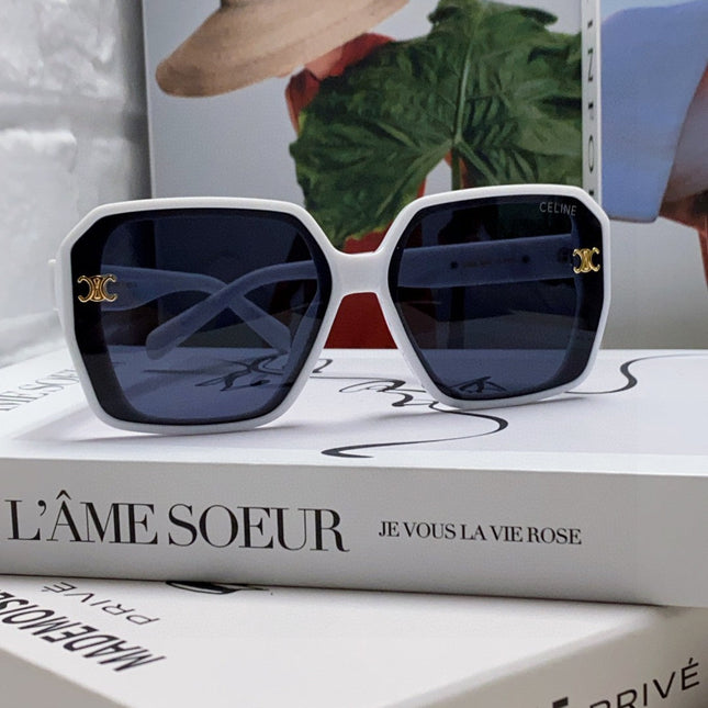 TRIOMPHE SUNGLASSES 548594 IN WHITE ACETATE