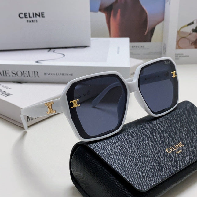 TRIOMPHE SUNGLASSES 548594 IN WHITE ACETATE