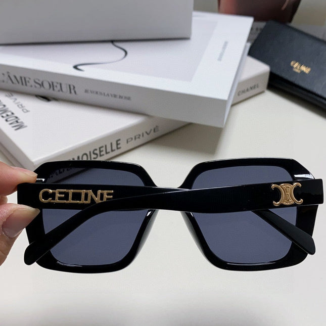 TRIOMPHE SUNGLASSES 548595 IN BLACK ACETATE