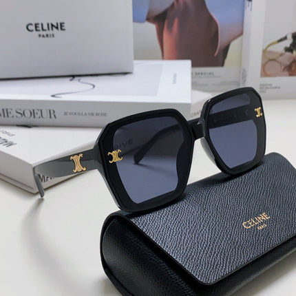 TRIOMPHE SUNGLASSES 548595 IN BLACK ACETATE