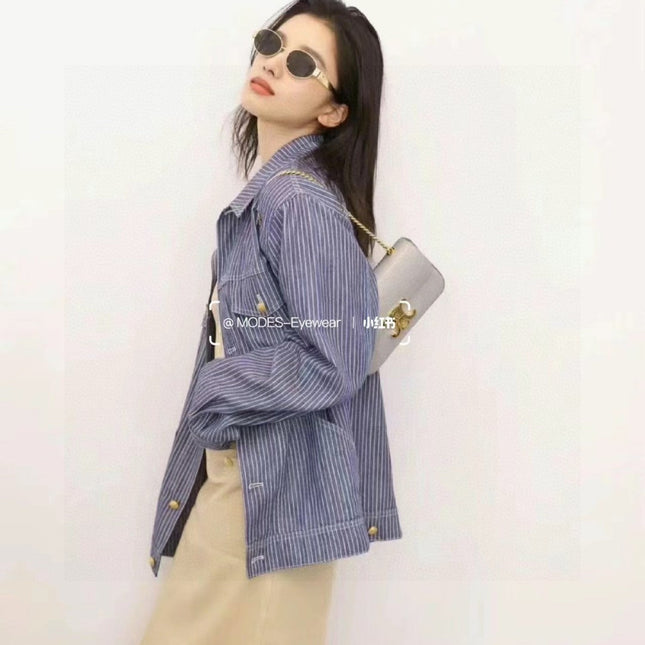 TRIOMPHE SUNGLASSES 548598 IN METAL