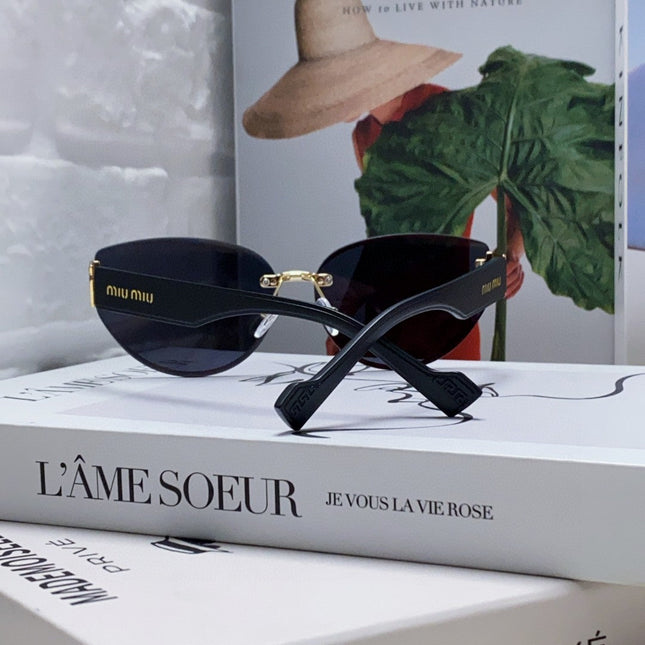 LOGO SUNGLASSES 513013 IN BLACK ACETATE