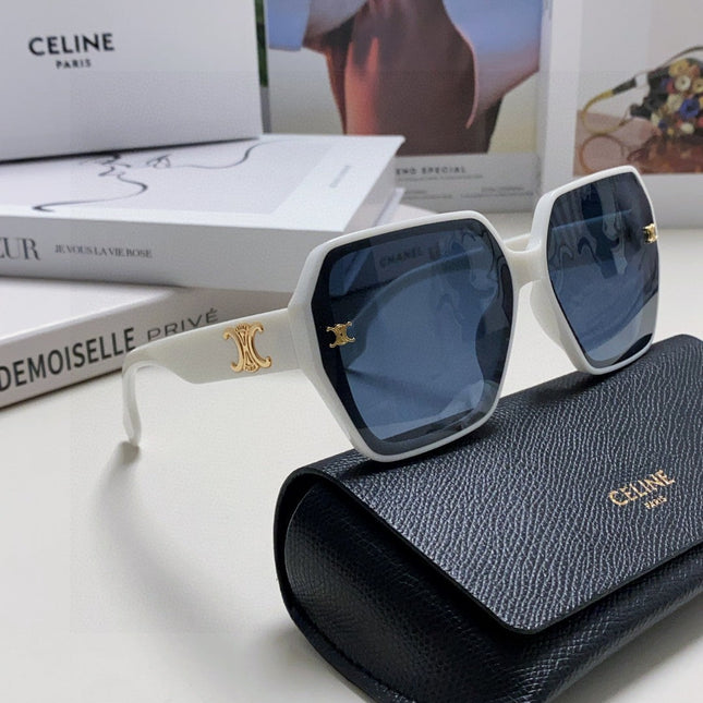 TRIOMPHE SUNGLASSES 552771 IN WHITE ACETATE