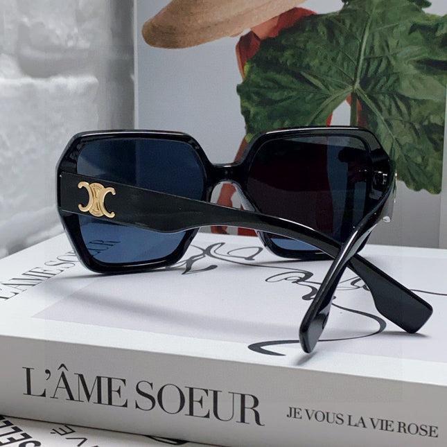 TRIOMPHE SUNGLASSES 552772 IN BLACK ACETATE