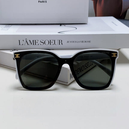 TRIOMPHE SUNGLASSES 552775 IN WHITE ACETATE TEXT LOGO