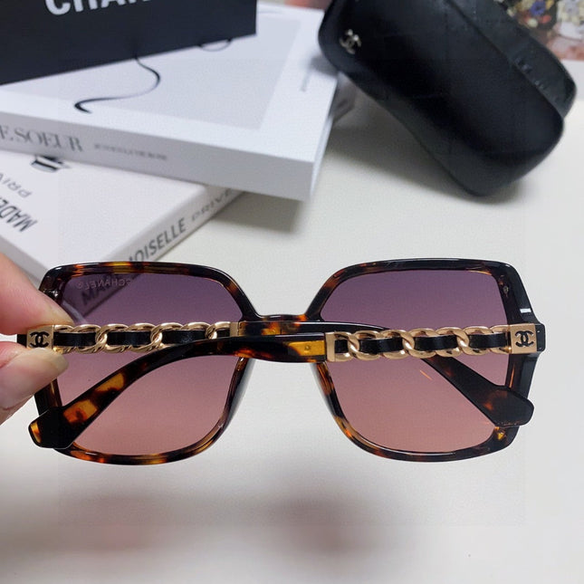 SQUARE SUNGLASSES 632875 IN HAVANA ACETATE