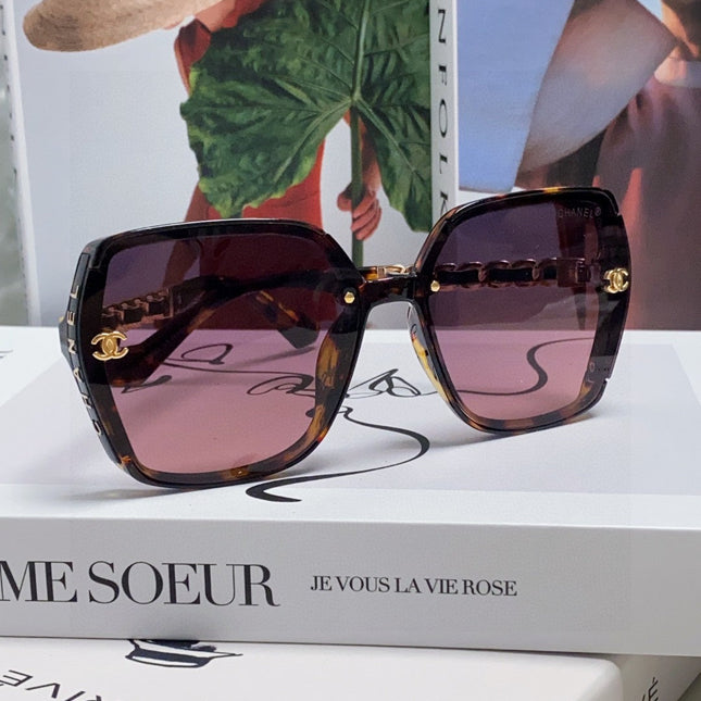 SQUARE SUNGLASSES 632875 IN HAVANA ACETATE