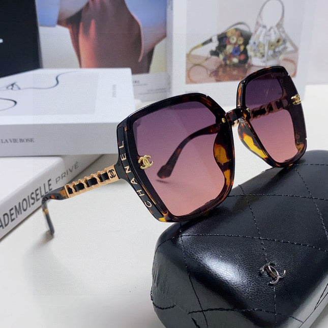 SQUARE SUNGLASSES 632875 IN HAVANA ACETATE