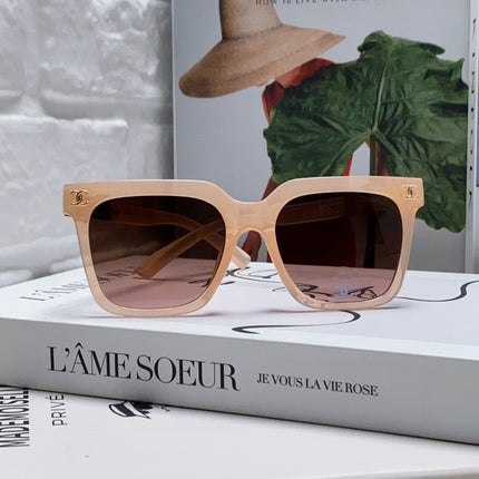 SQUARE SUNGLASSES 632877 IN PINK CLEAR ACETATE