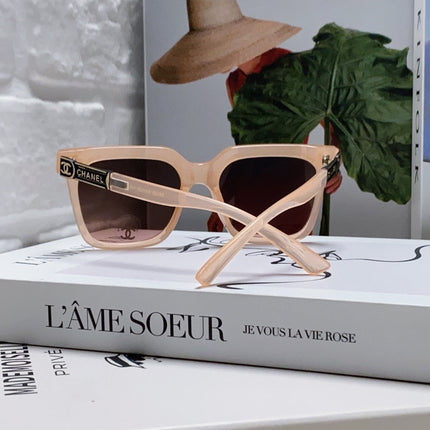 SQUARE SUNGLASSES 632877 IN PINK CLEAR ACETATE