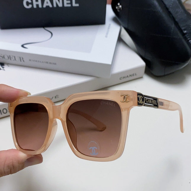 SQUARE SUNGLASSES 632877 IN PINK CLEAR ACETATE