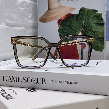 SQUARE SUNGLASSES 632881 IN GRAY CLEAR ACETATE