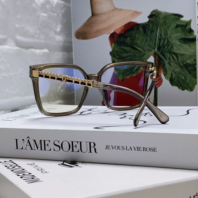 SQUARE SUNGLASSES 632881 IN GRAY CLEAR ACETATE