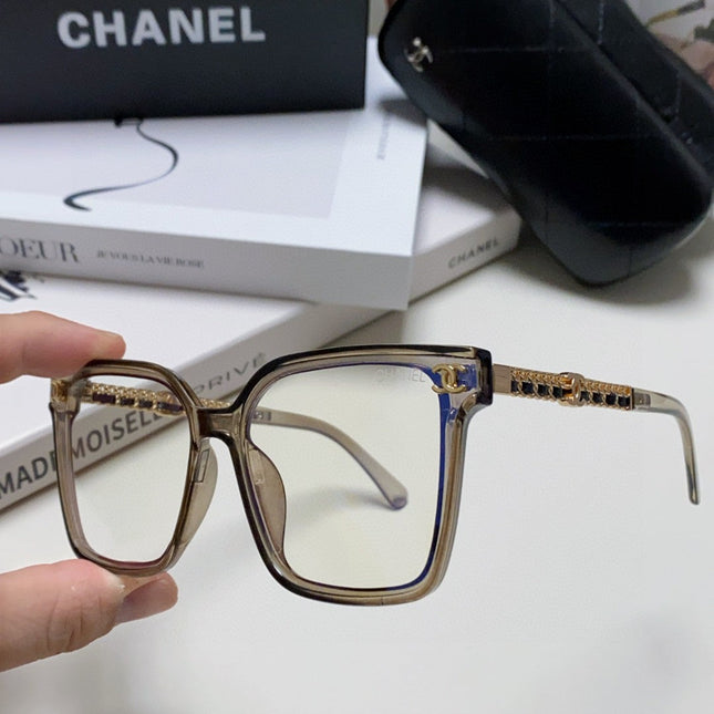 SQUARE SUNGLASSES 632881 IN GRAY CLEAR ACETATE