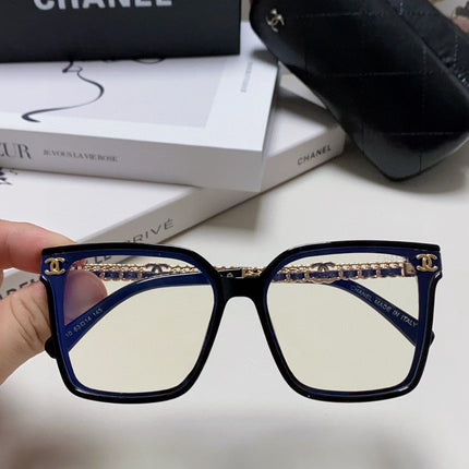 SQUARE SUNGLASSES 632882 IN BLACK ACETATE CLEAR LENSES