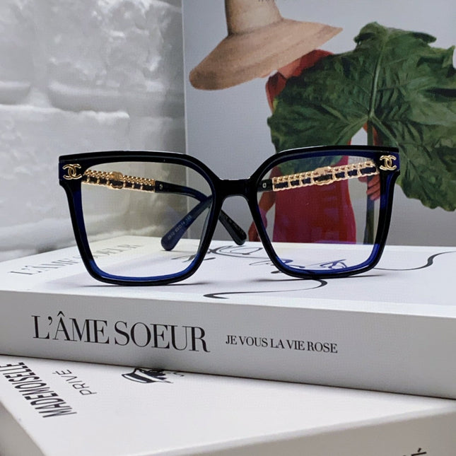 SQUARE SUNGLASSES 632882 IN BLACK ACETATE CLEAR LENSES