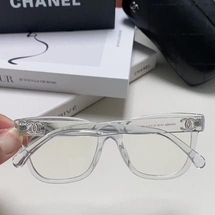 SQUARE SUNGLASSES 632887 IN CLEAR ACETATE