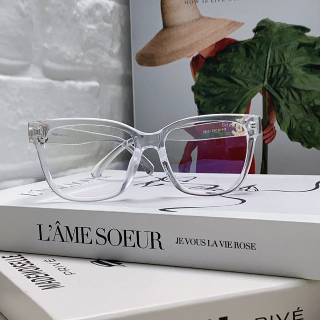 SQUARE SUNGLASSES 632887 IN CLEAR ACETATE