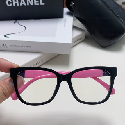 SQUARE SUNGLASSES 632888 IN BLACK AND PINK ACETATE