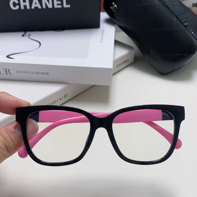 SQUARE SUNGLASSES 632888 IN BLACK AND PINK ACETATE