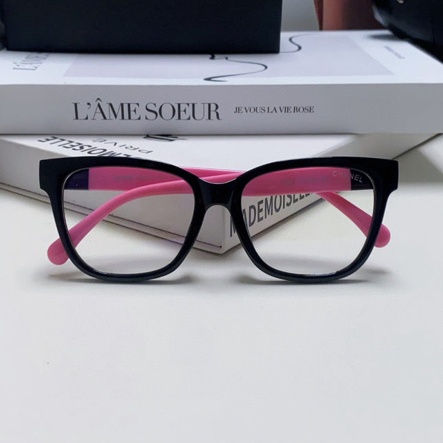 SQUARE SUNGLASSES 632888 IN BLACK AND PINK ACETATE