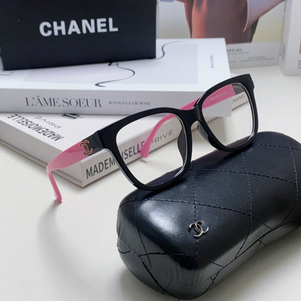 SQUARE SUNGLASSES 632888 IN BLACK AND PINK ACETATE