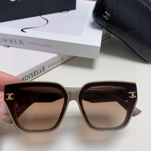 SQUARE SUNGLASSES 632896 IN BROWN ACETATE