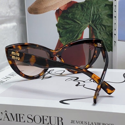 GLIMPSE CAT EYE SUNGLASSES 555885 IN HAVANA ACETATE