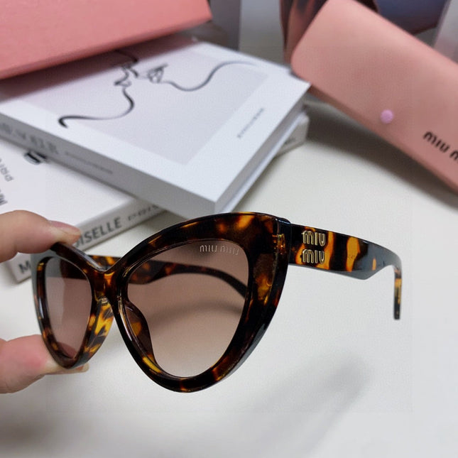 GLIMPSE CAT EYE SUNGLASSES 555885 IN HAVANA ACETATE