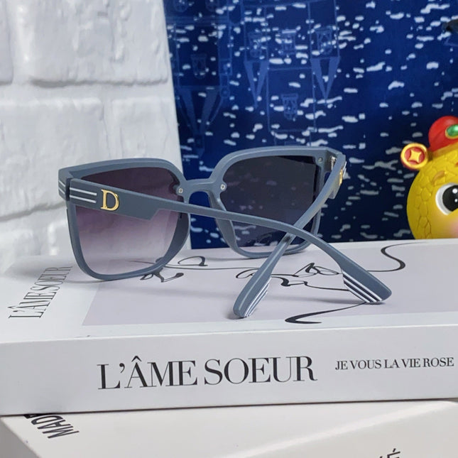 MONTAIGNE SUNGLASS 560861 IN TAN BLUE ACETATE