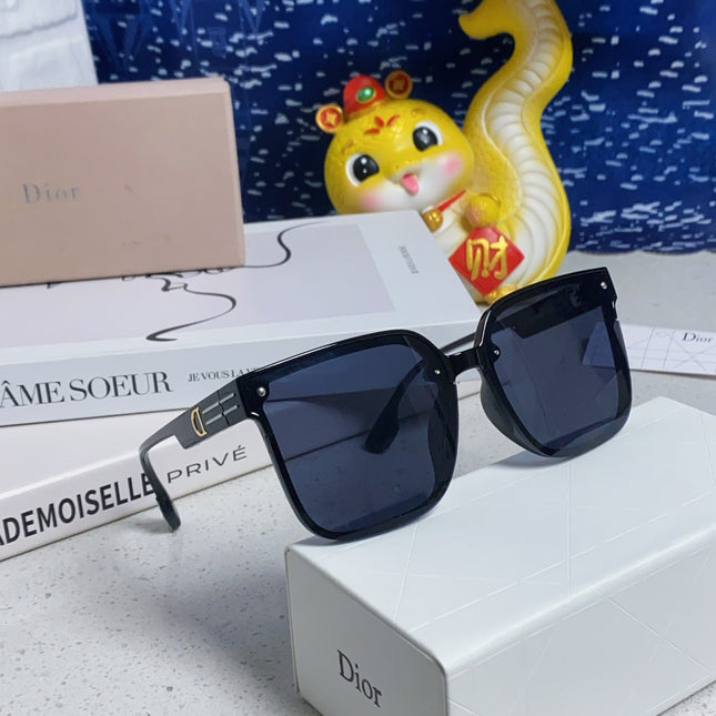 MONTAIGNE SUNGLASS 560862 IN BLACK ACETATE