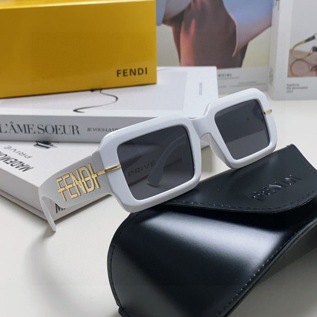 EMBOSSED LOGO DIAGONAL RECTANGULAR SUNGLASSES 563312 IN ACETATE