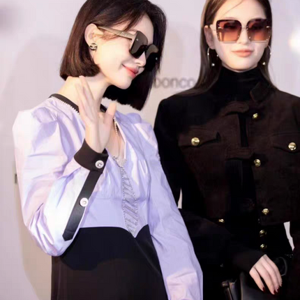 RUNWAY SQUARE SUNGLASSES 563196 IN BEIGE ACETATE