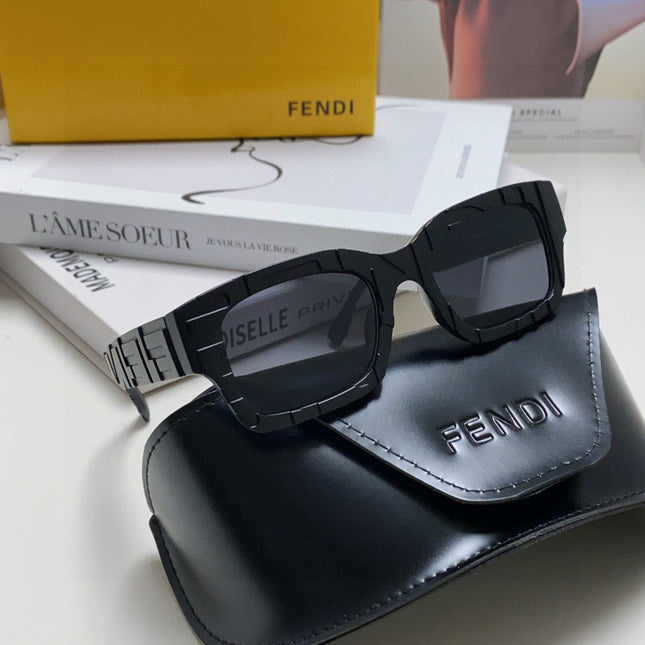 ROMA EMBOSSED RECTANGULAR FRAME SUNGLASSES 527221 IN ACETATE