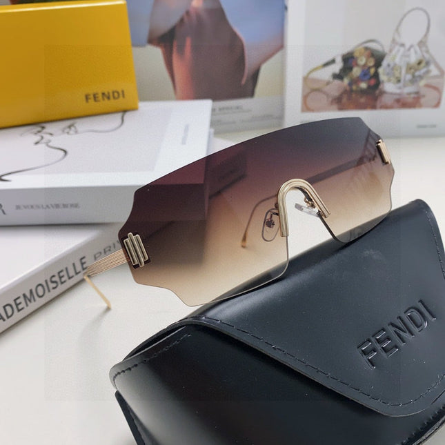 ANGULAR VISOR SUNGLASSES 575795 IN METAL