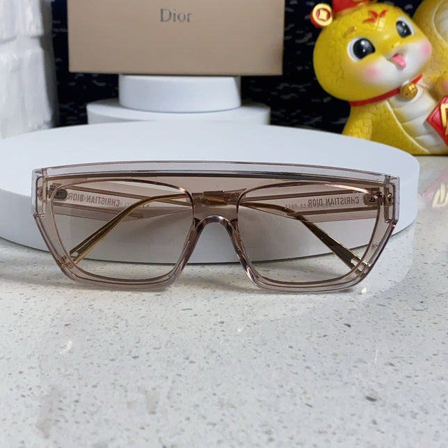 MONTAIGNE SUNGLASS CLUB M7U IN BROWN CLEAR ACETATE