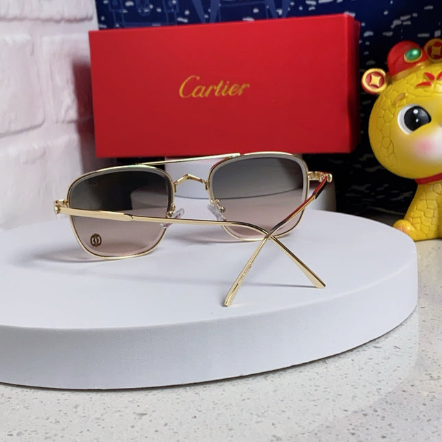 PREMIÈRE SQUARE FRAME SUNGLASSES 533240 IN METAL