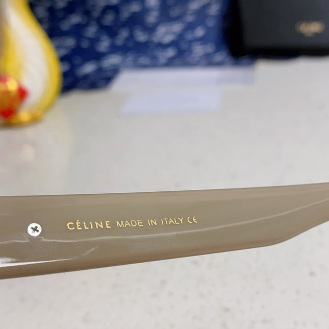 TRIOMPHE SUNGLASS 533218 IN IVORY ACETATE CAMEL LENSES