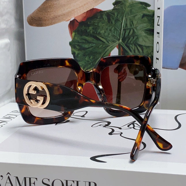 SQUARE FRAME SUNGLASSES GG0178S IN ACETATE EMBOSSED LOGO