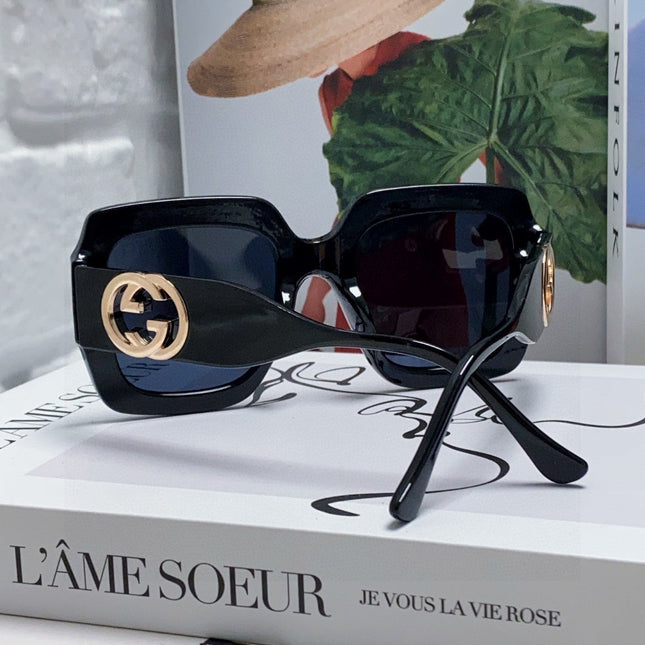 SQUARE FRAME SUNGLASSES GG0178S IN ACETATE EMBOSSED LOGO