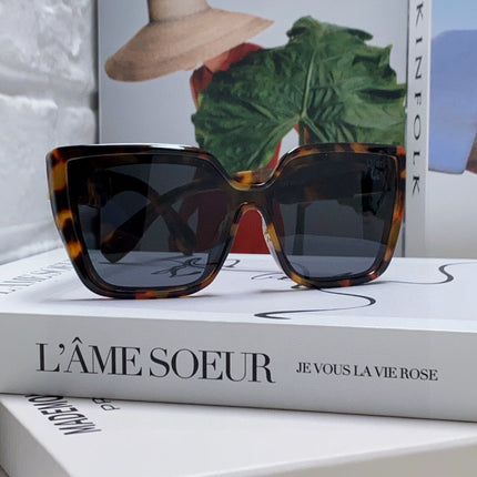 LADY 95.22 S2F SUNGLASS 571585 IN HAVANA ACETATE GREY LENSES