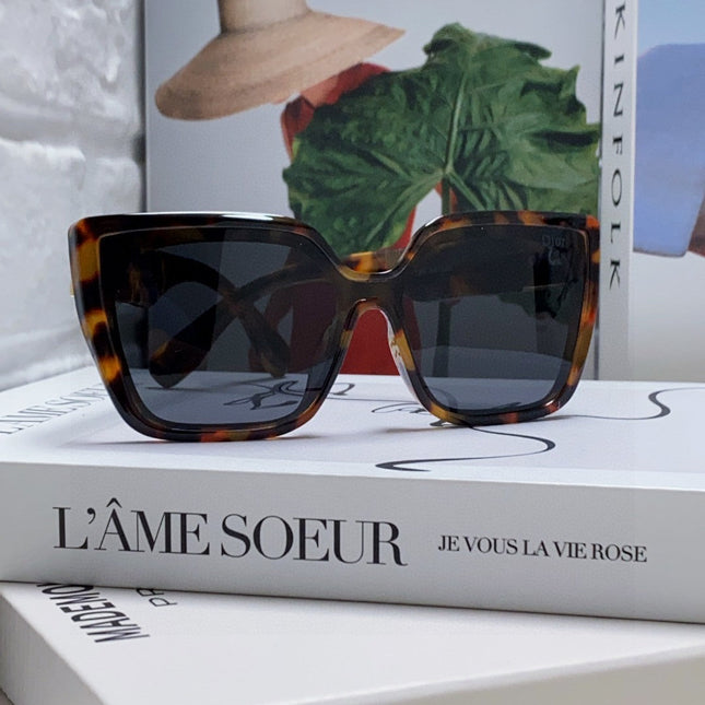 LADY 95.22 S2F SUNGLASS 571585 IN HAVANA ACETATE GREY LENSES