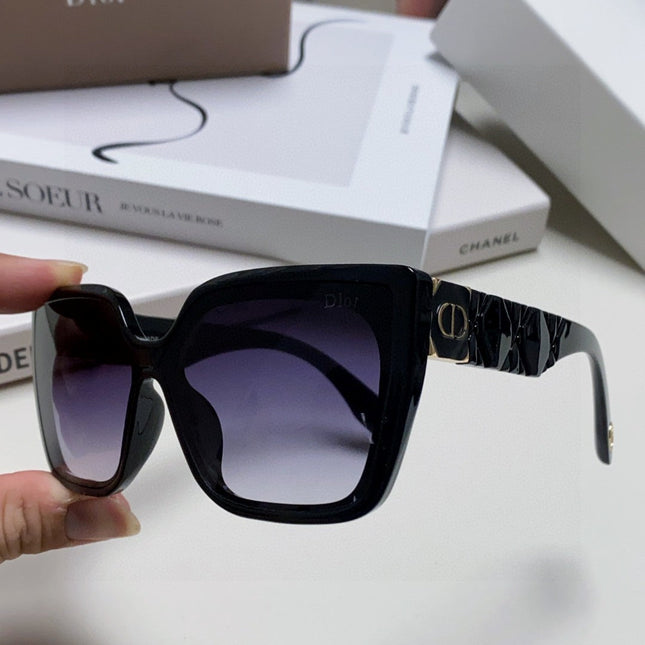 LADY 95.22 S2F SUNGLASS 571586 IN BLACK ACETATE GREY SMOKE