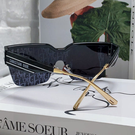 OBLIQUE SUNGLASS 571598 IN BLACK ACETATE