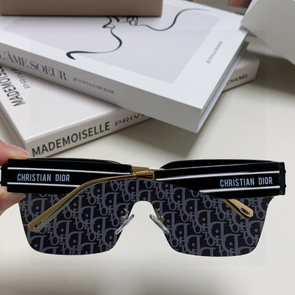 OBLIQUE SUNGLASS 571598 IN BLACK ACETATE