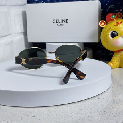 TRIOMPHE SUNGLASS 538531 IN HAVANA ACETATE BLACK LENSES