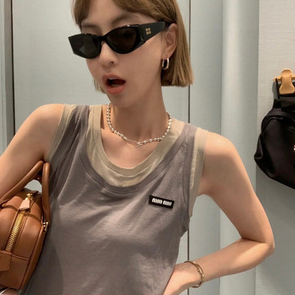 LOGO SUNGLASSES 576812 IN BLACK ACETATE