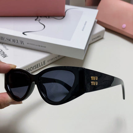 LOGO SUNGLASSES 576812 IN BLACK ACETATE