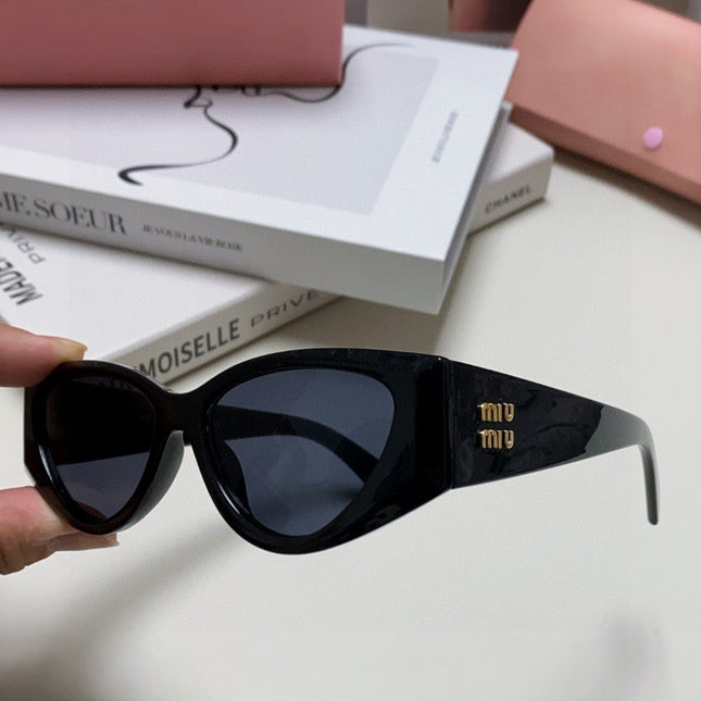 LOGO SUNGLASSES 576812 IN BLACK ACETATE