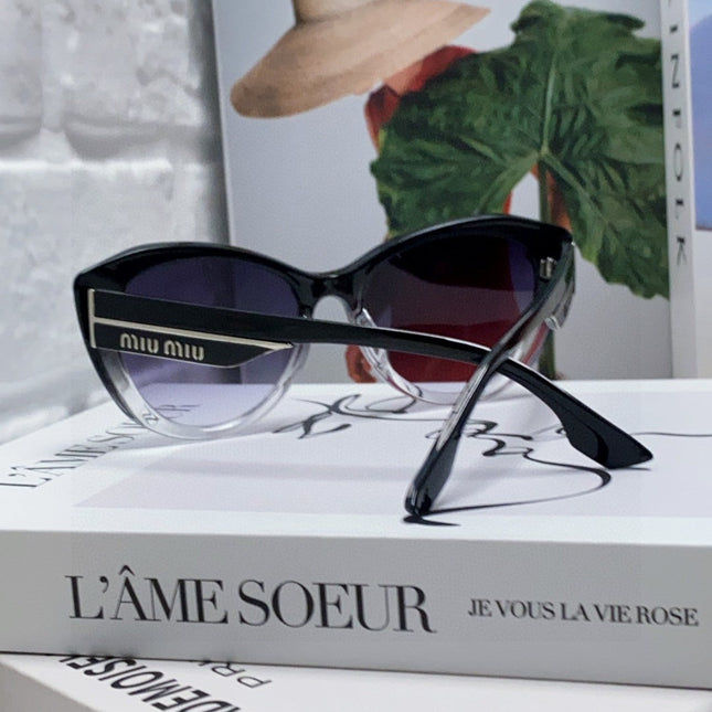 GLIMPSE SUNGLASSES 576813 IN BLACK AND CLEAR ACETATE